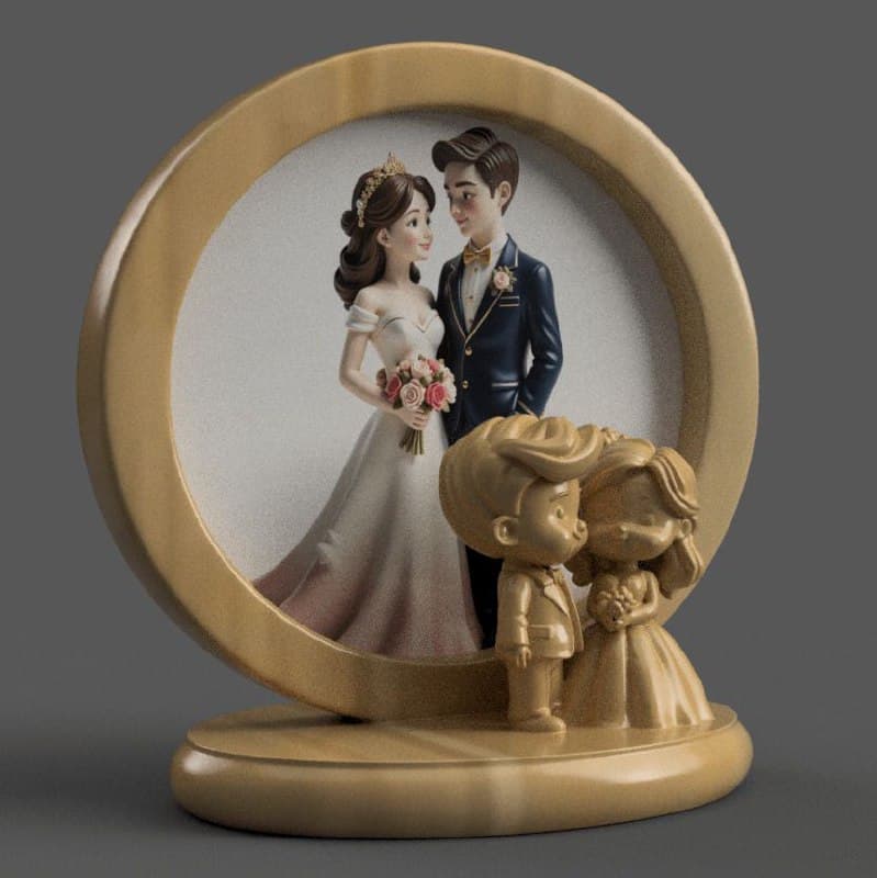 Décoration mariage 3D 3