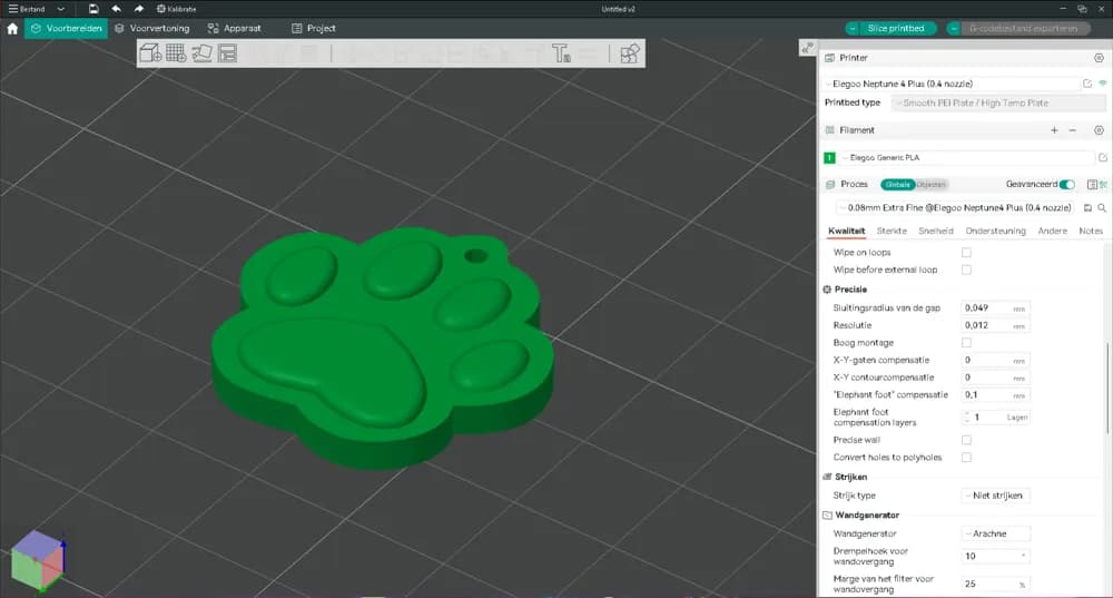 Porte-clés Patte de Chat - Image 2