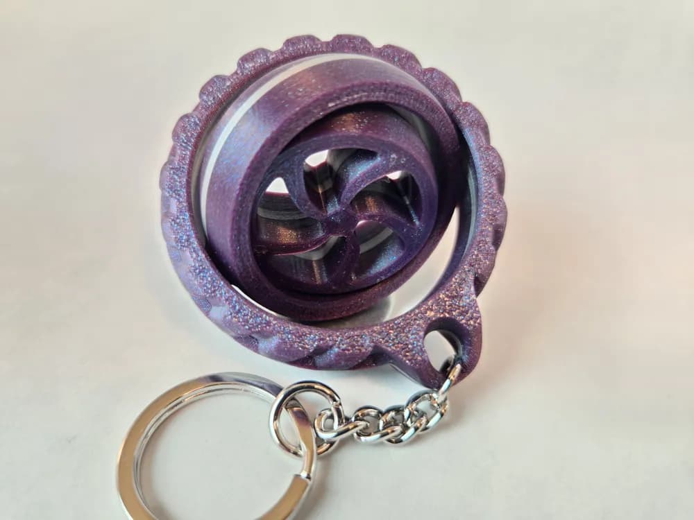 Porte-clés Spinner Gyroscopique - Image 2