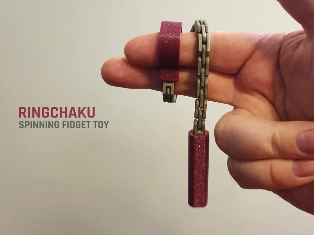 Ringchaku - Fidget Spinner à Chaîne