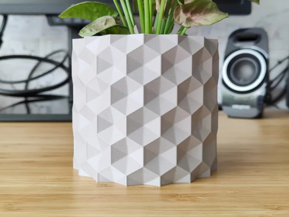 Pot de Plante Hexagonal Inversé