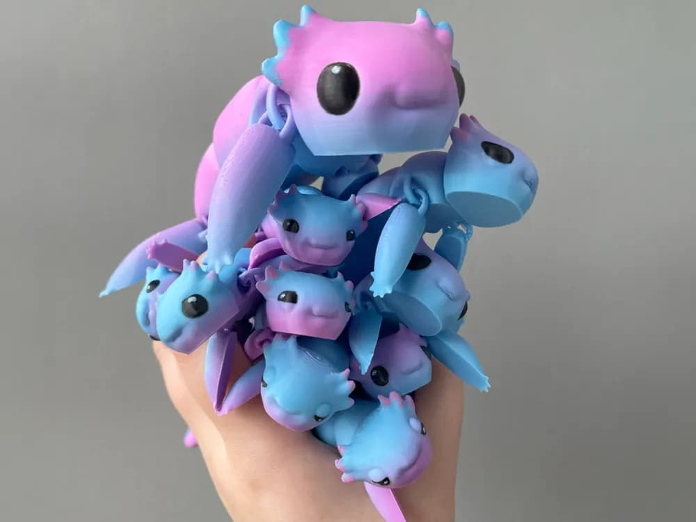 Axolotl Joyeux Articulé