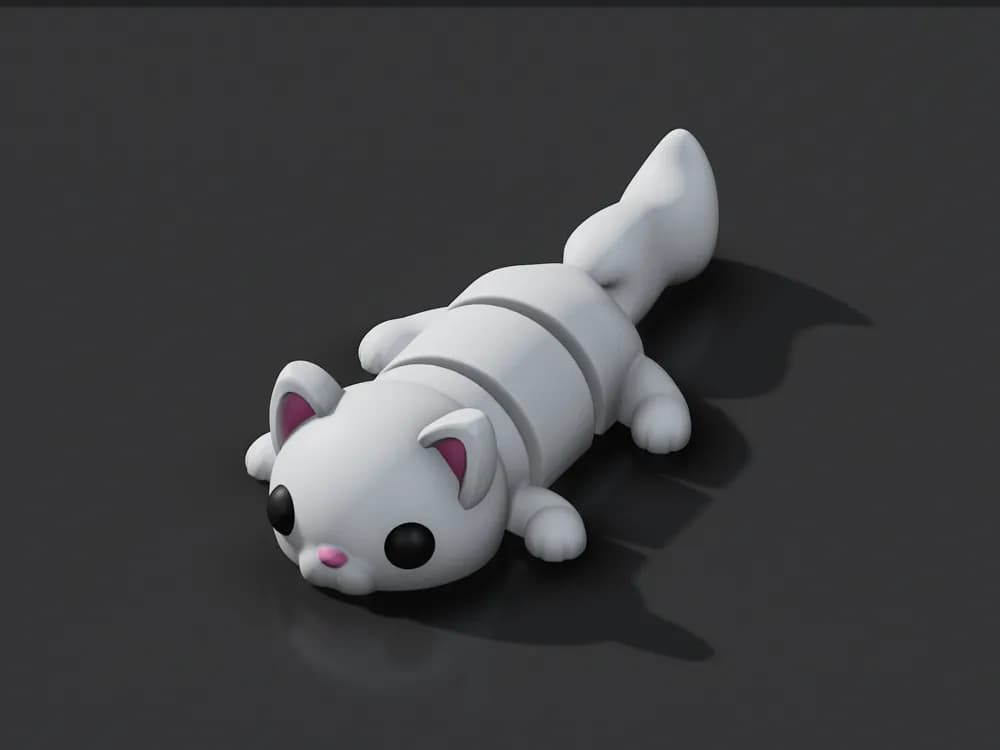 Chat Articulé Mignon