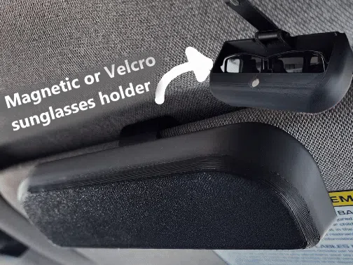 Clip Rangement Lunettes Pare-Soleil
