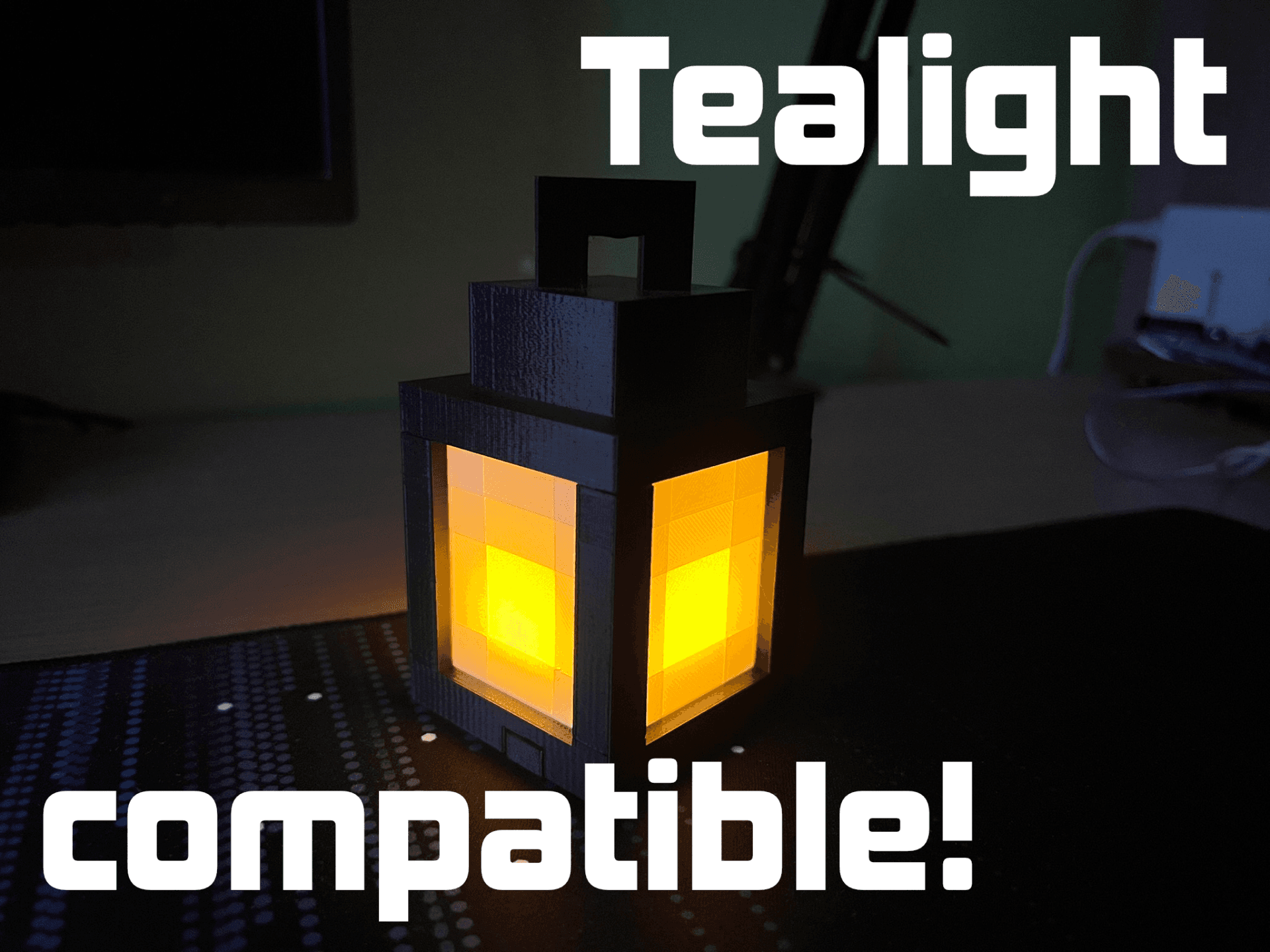 Minecraft Lantern - Tealight