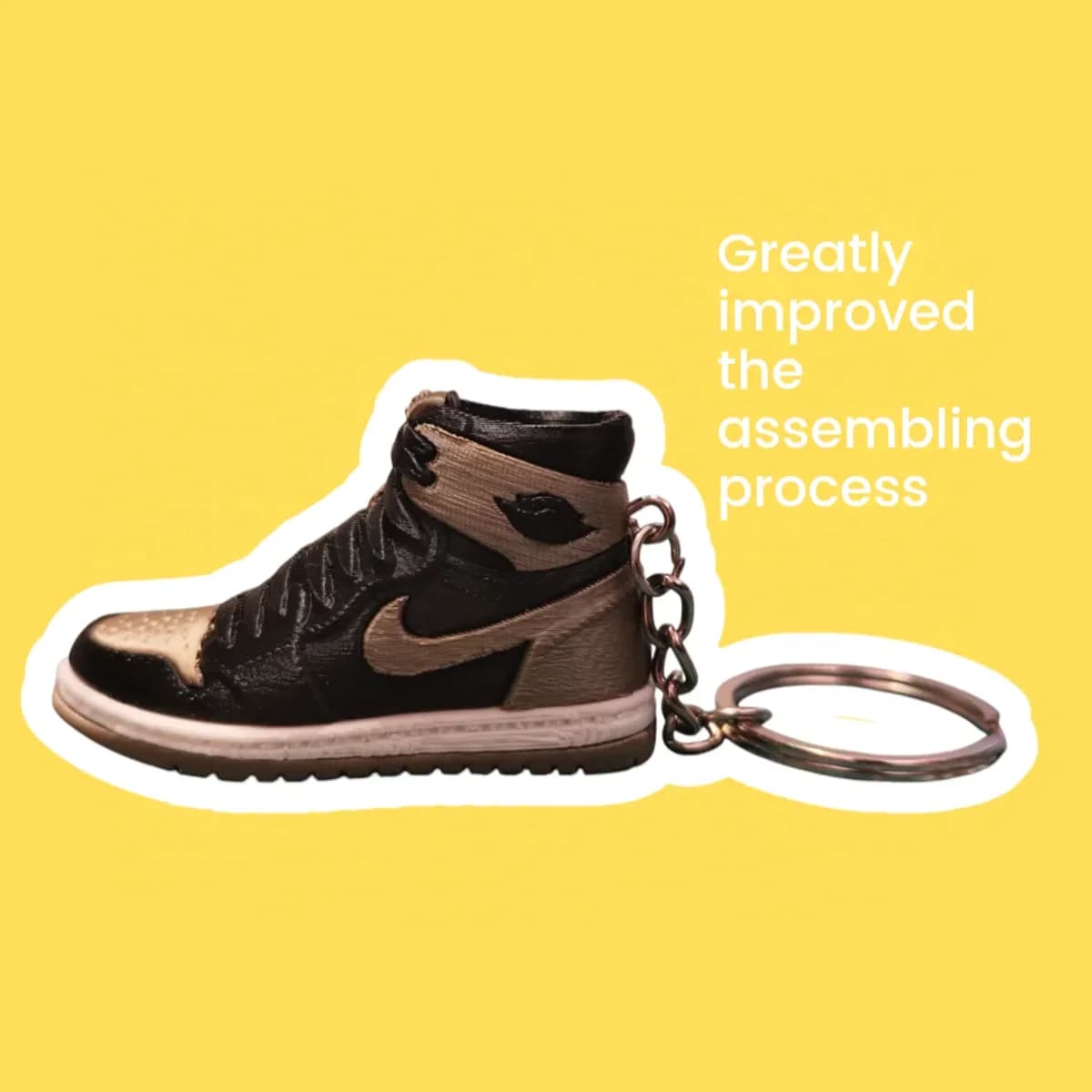 NIKE AIR JORDAN 1 inspired Porte-clés (new version) - Image 4