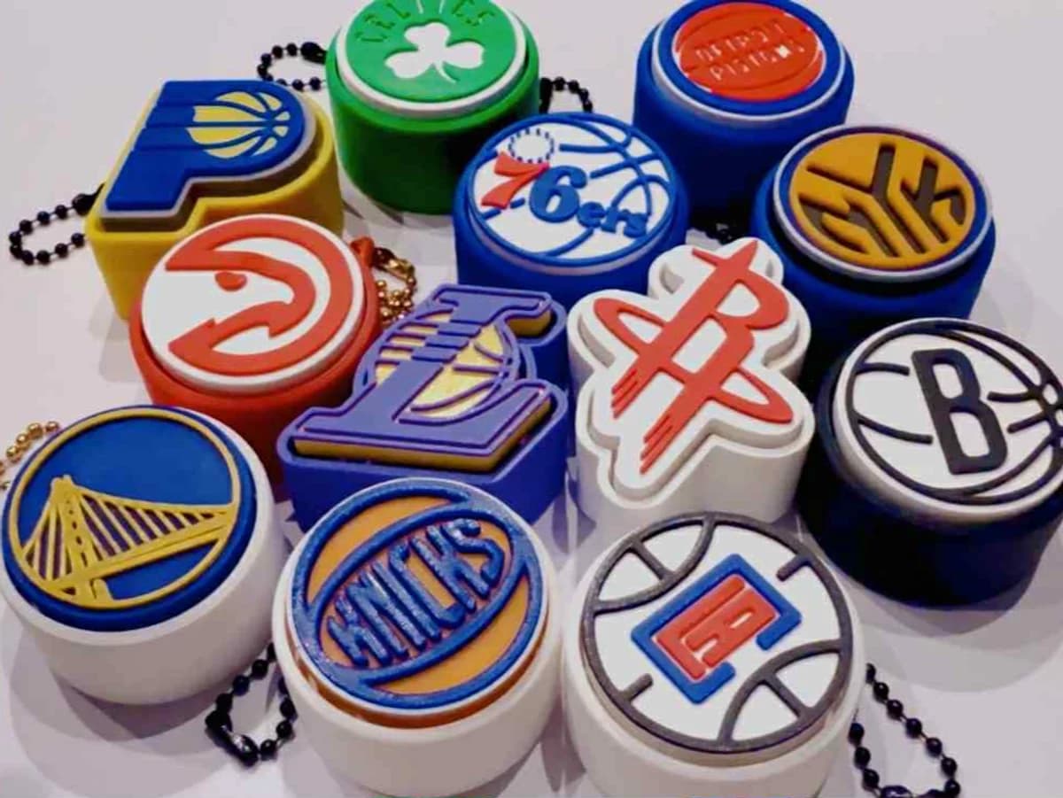 BasketBallon NBA Équipe Clicker Fidget Porte-clés