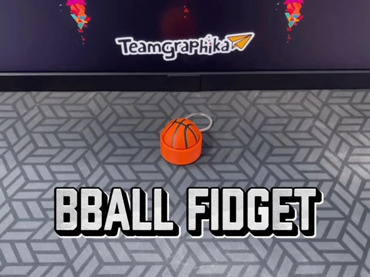 Porte-clés BasketBallon Fidget Clicker - Image 4