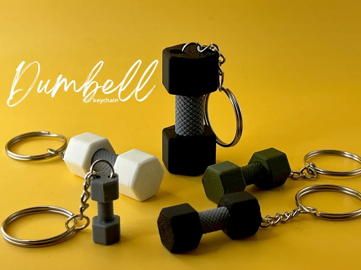 Musculation Haltère Porte-clés