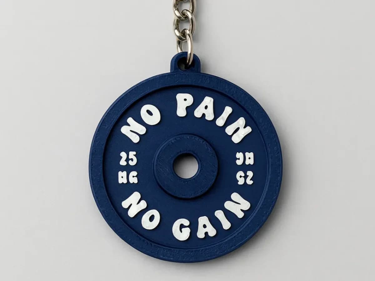 Poids Plate Porte-clés - Image 4