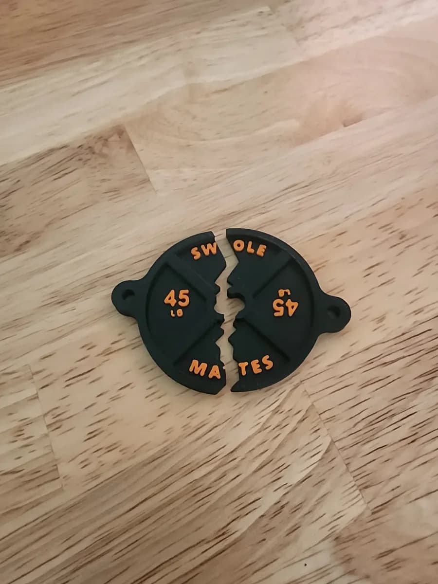 Valentines Musculation Porte-clés - Image 2