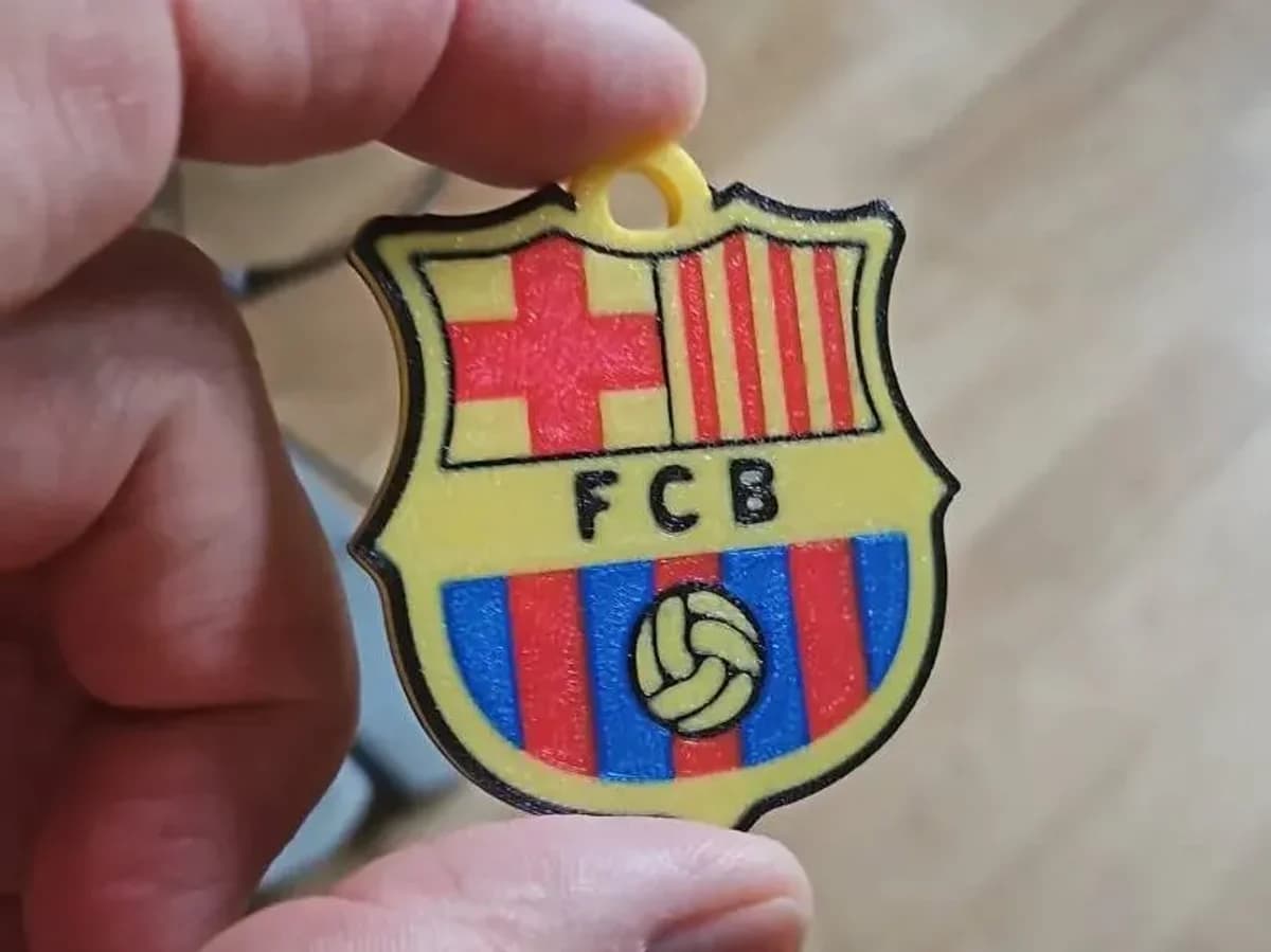 Barcelona FC double-sided Porte-clés