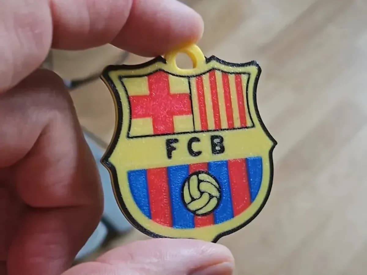 Barcelona FC double-sided Porte-clés - Image 2