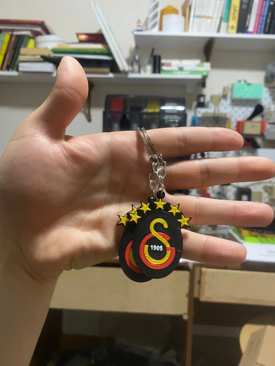 5 Star Galatasaray Logo Porte-clés - Image 3