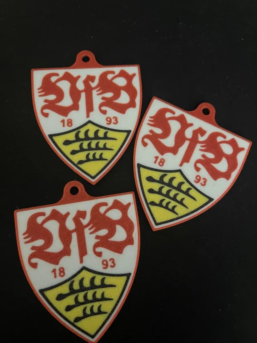 Porte-clés VFB Stuttgart Keyring Crest Logo - Image 2