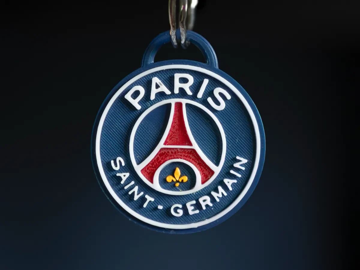 Porte-clés Paris Saint-Germain F.C. (PSG) Logo Keyring