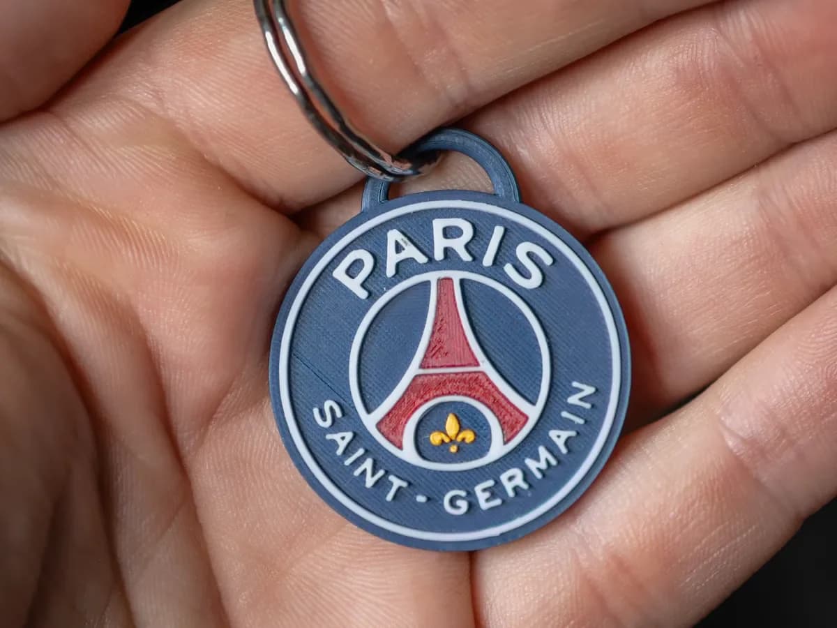 Porte-clés Paris Saint-Germain F.C. (PSG) Logo Keyring - Image 4