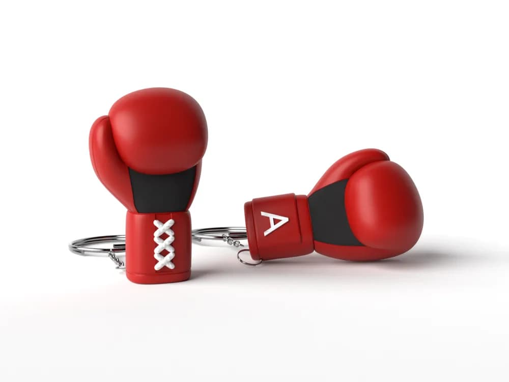 Gants de boxe porte clés 