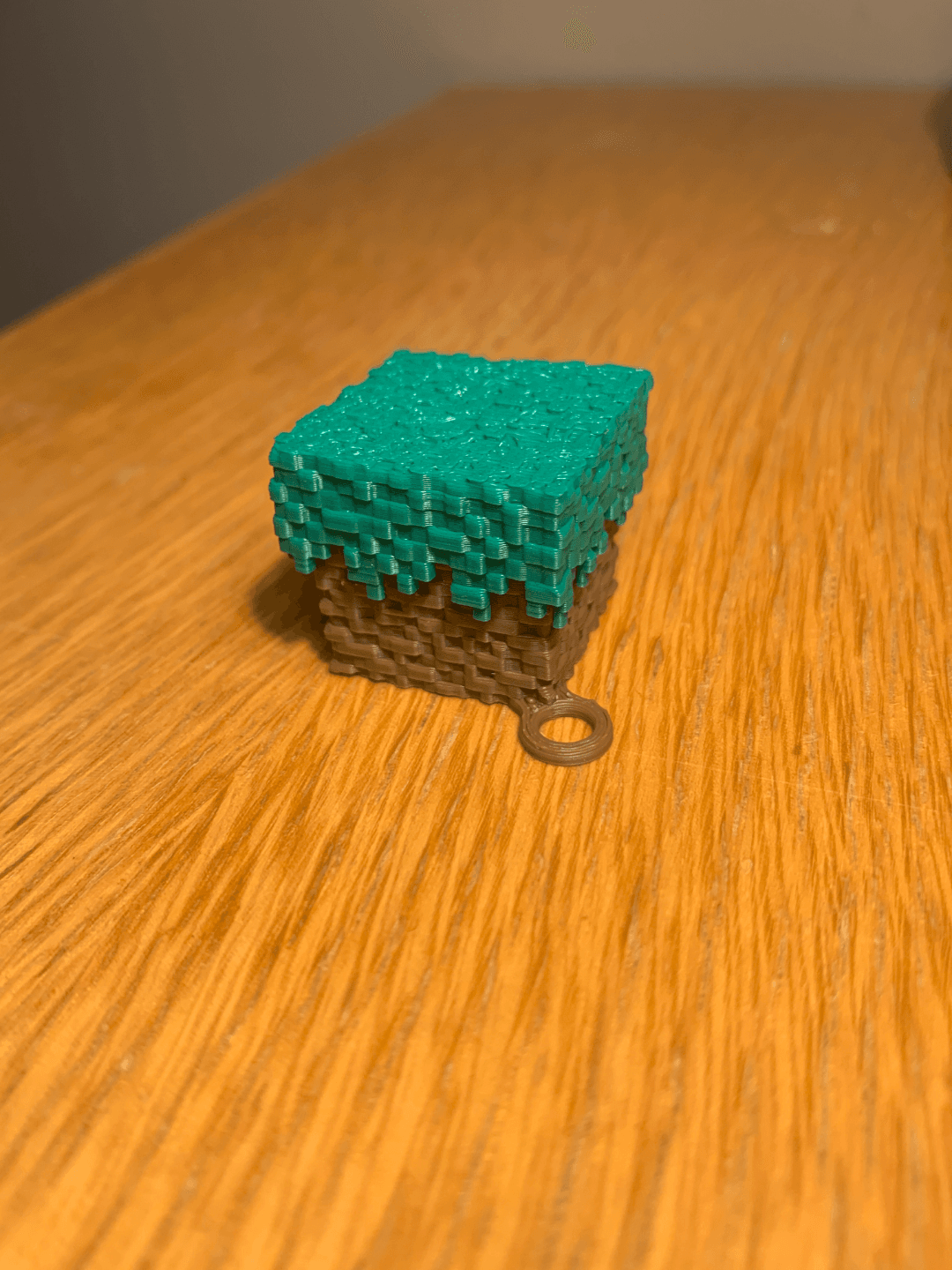Minecraft Grass Block Clicky Anti-Anti-stress Porte-clés - Image 3