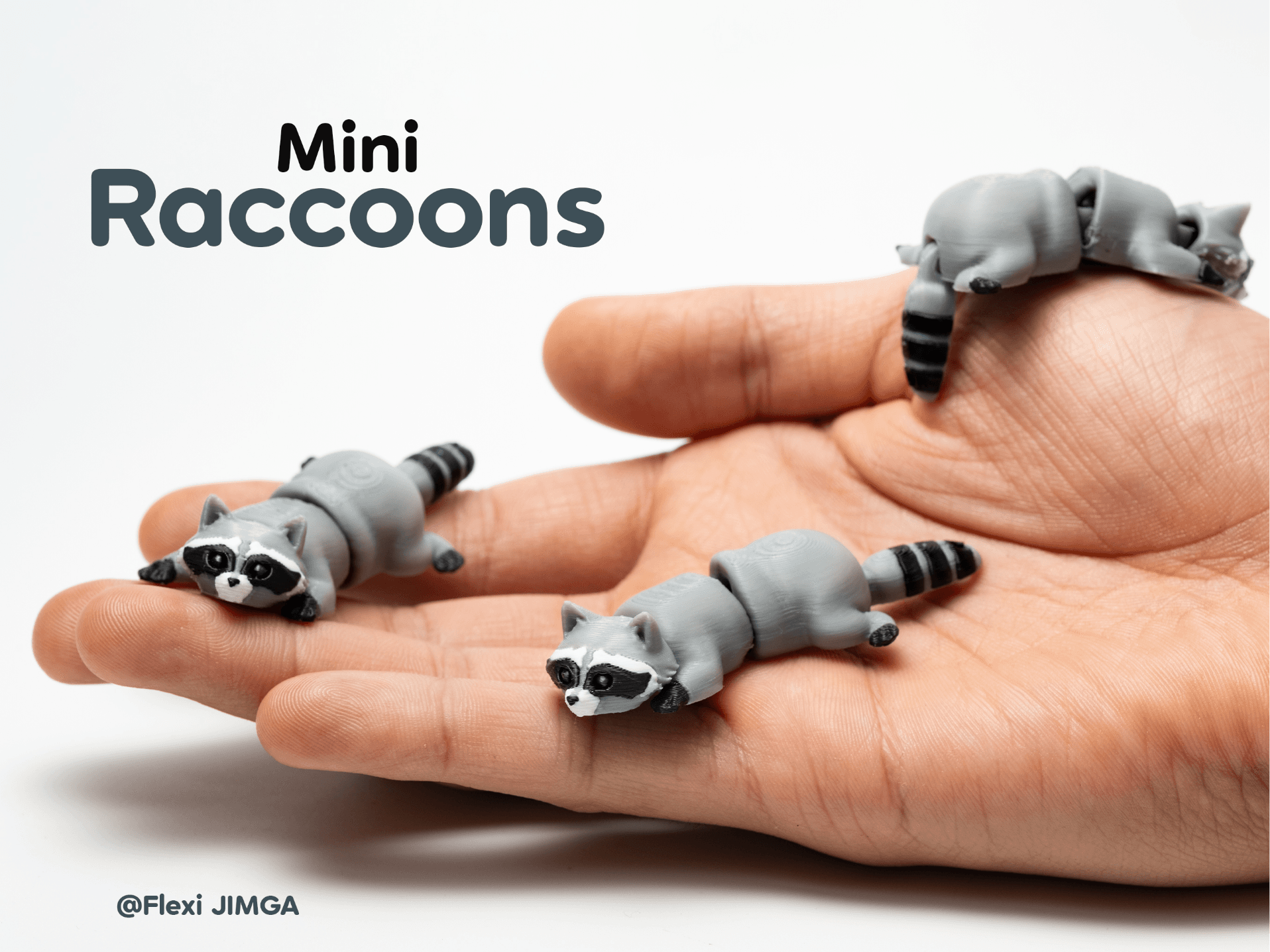 Porte-clés Raton Laveur Articulé