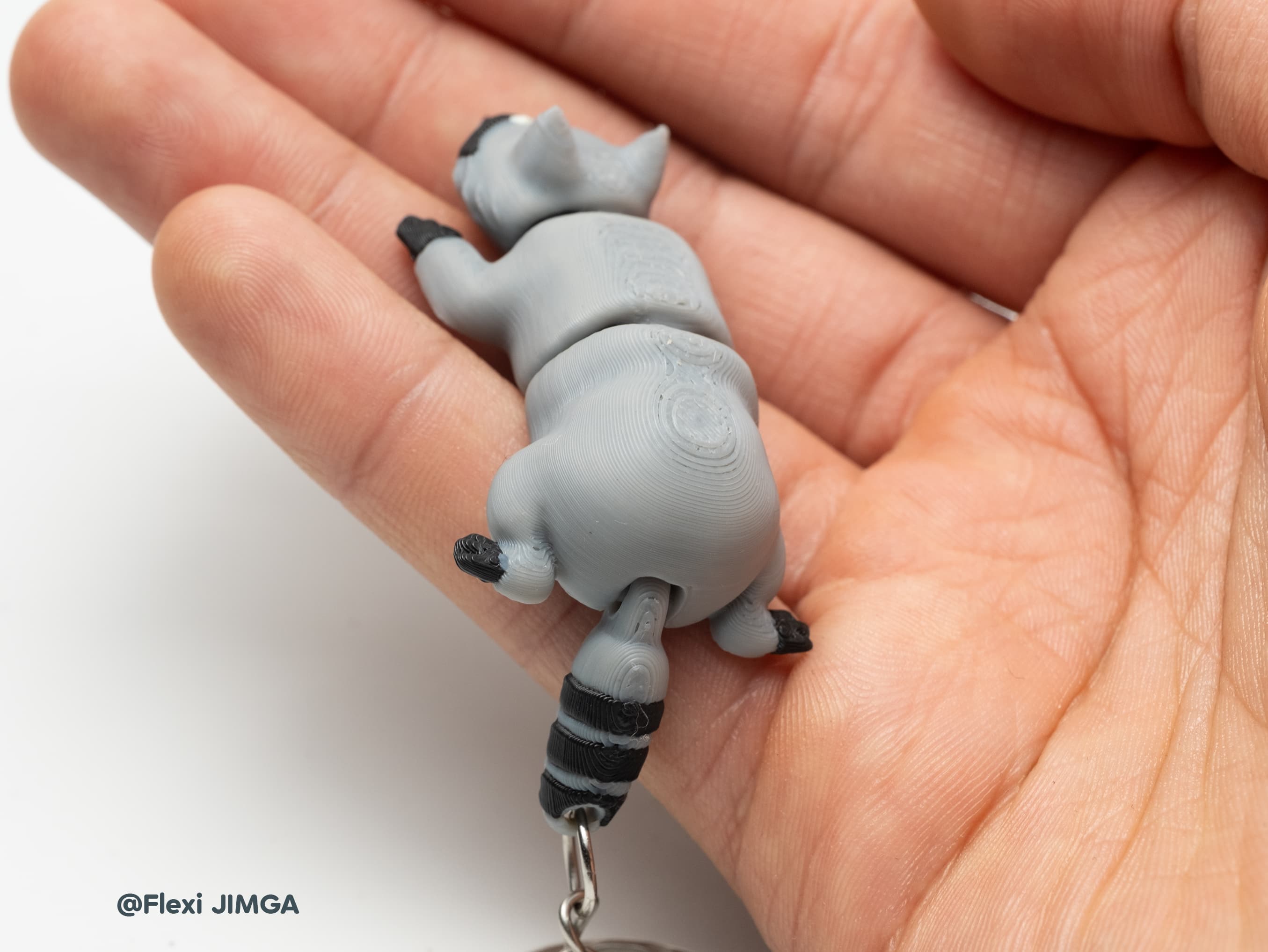 Porte-clés Raton Laveur Articulé - Image 3