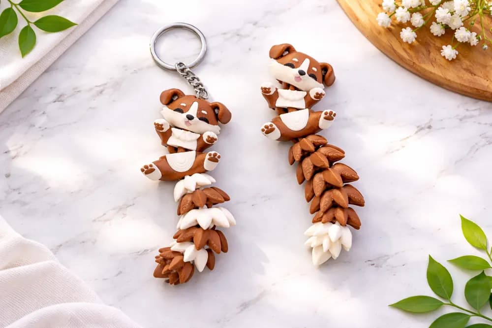 Fluffy tail cute flexi