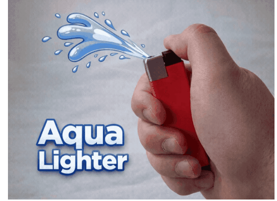 Briquet jet d'eau 