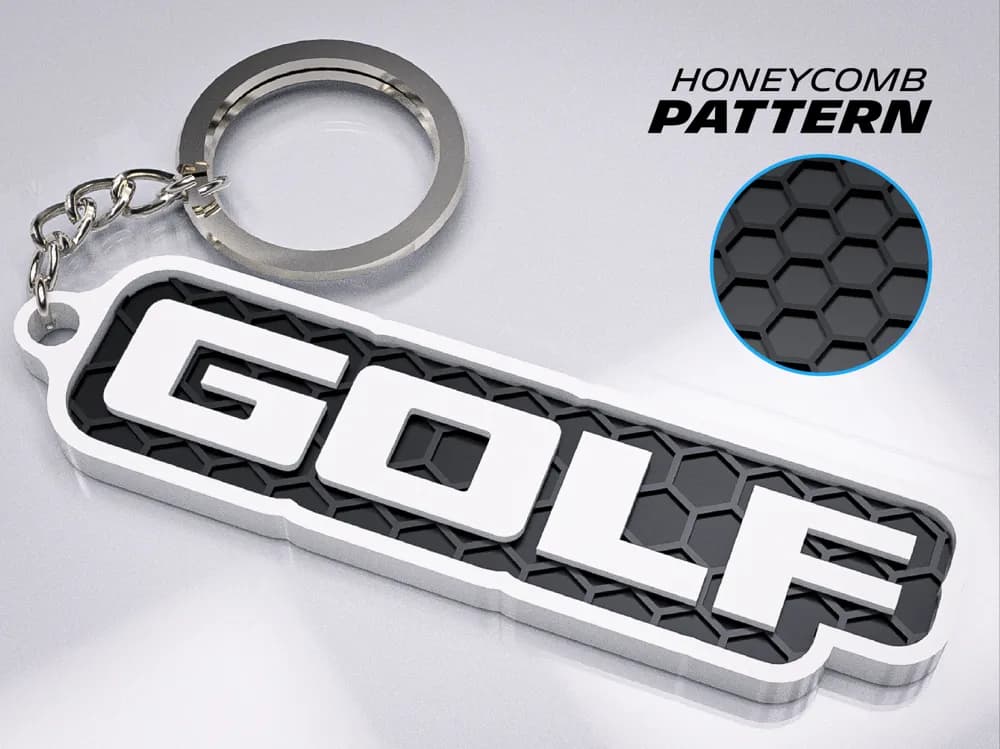 Porte clé Golf