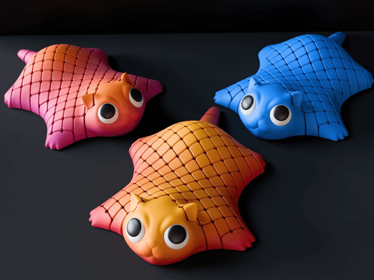 Mignon Wiggly Kitty Flexible