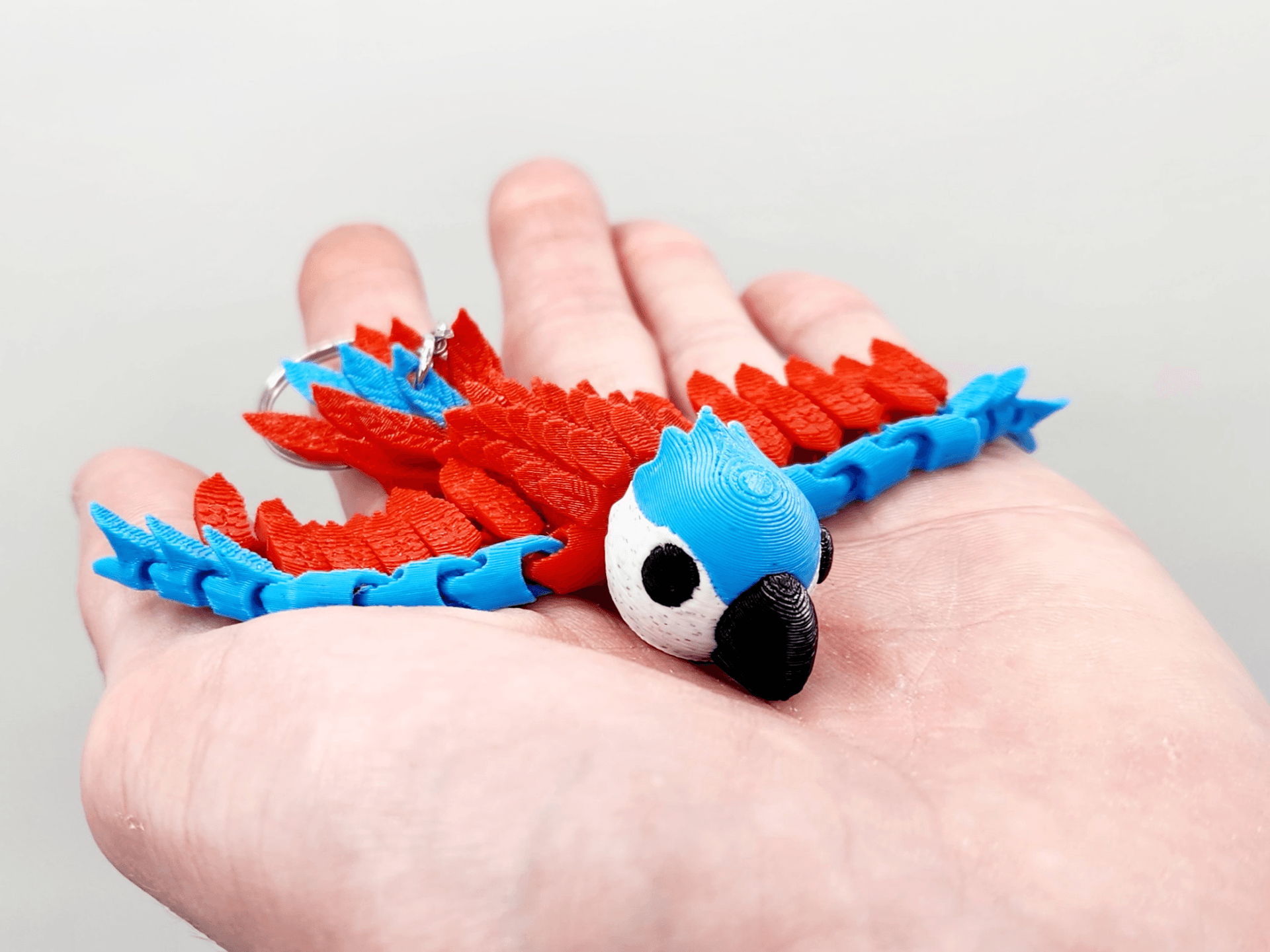 Porte-clés Bébé Perroquet Articulé - Image 2