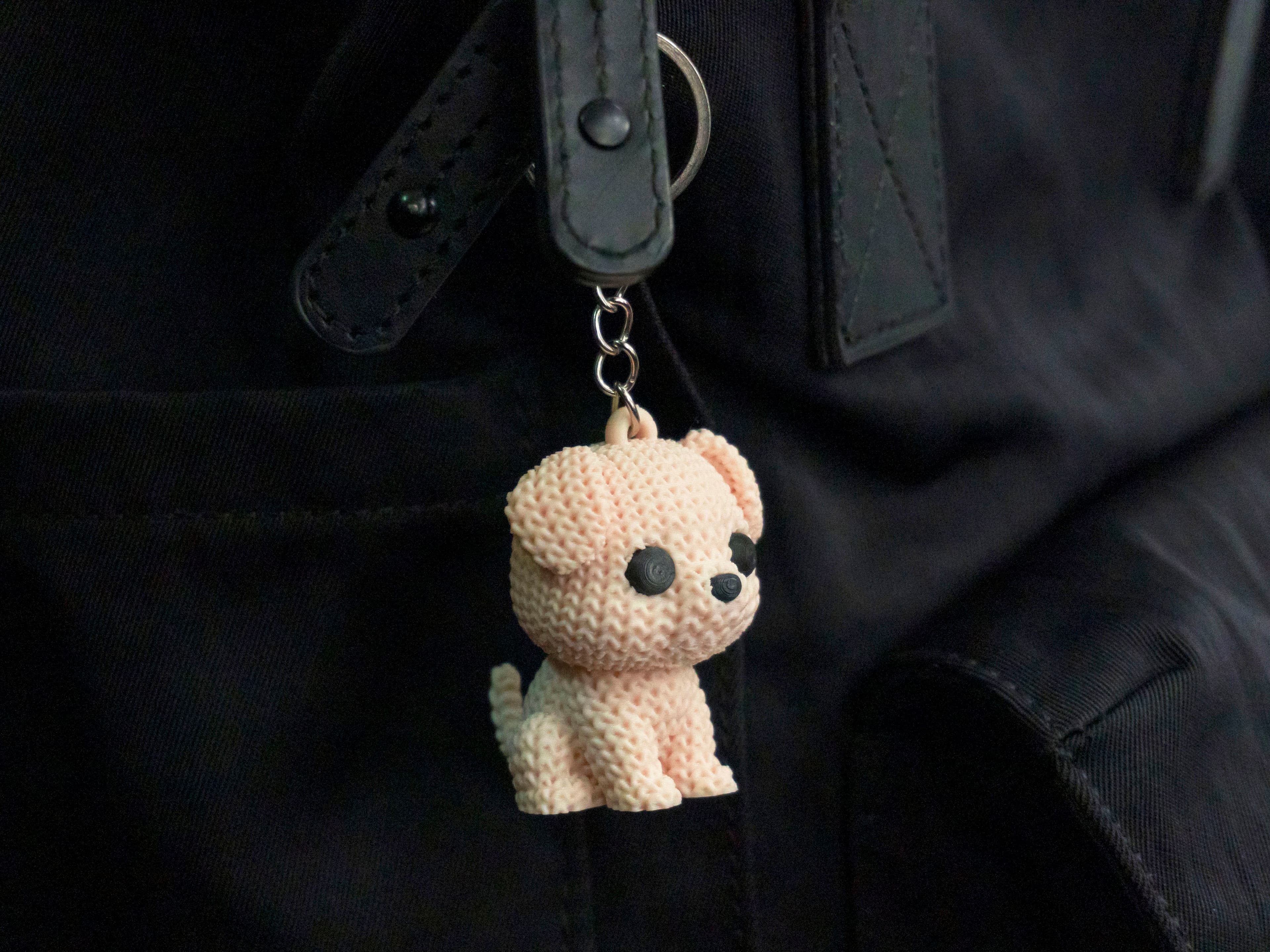 Knitted Puppy Porte-clés - No - Image 3