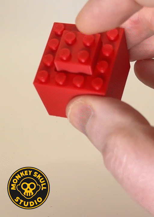 Stud-style Clicker Cube Mx Switch Building Brick - Image 2