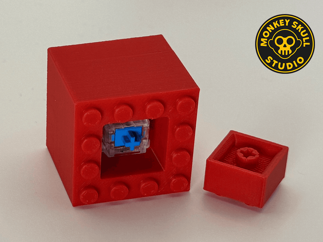 Stud-style Clicker Cube Mx Switch Building Brick - Image 3