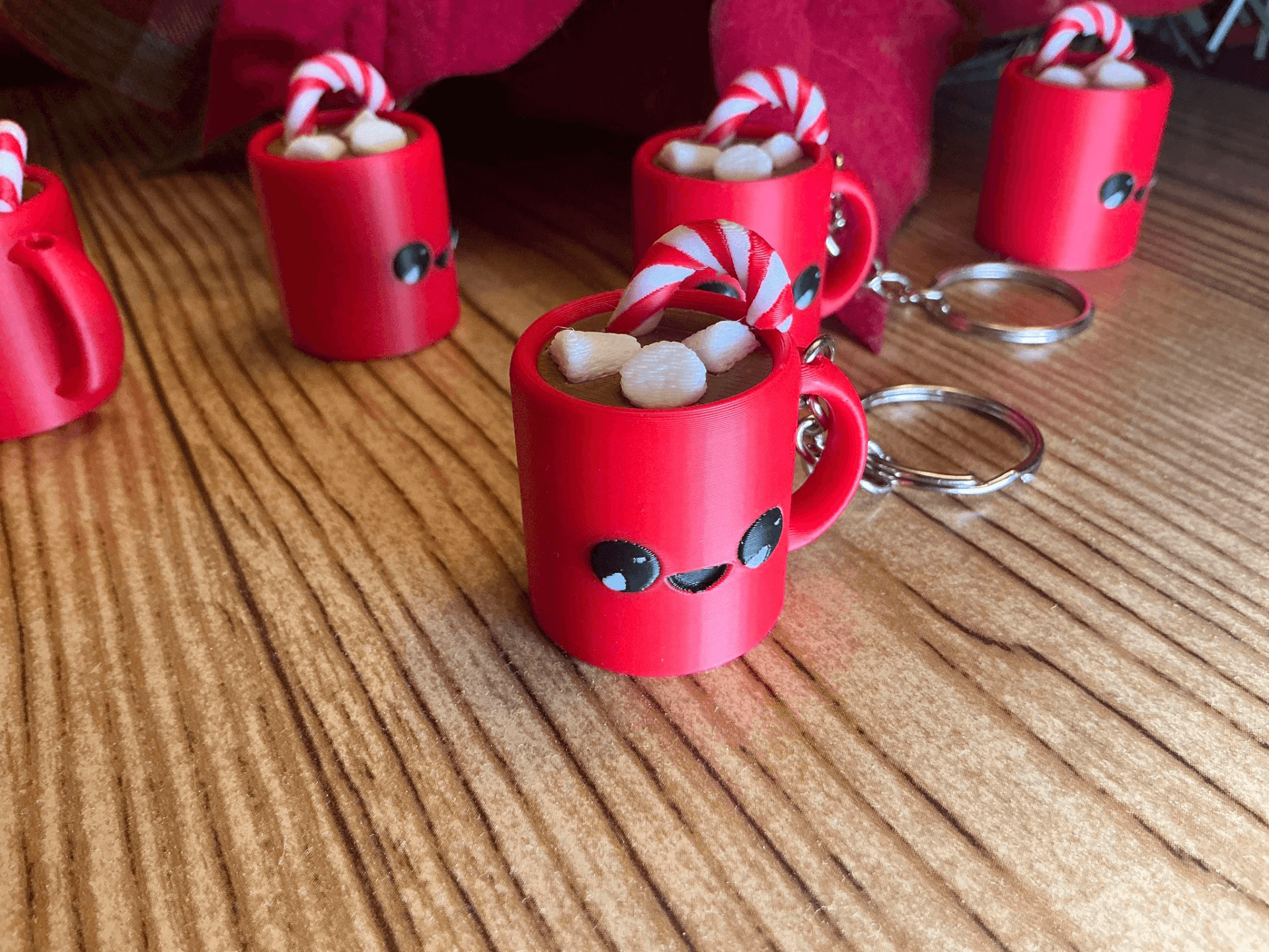 Peppermint Hot Chocolate Keychains Minis - Image 5
