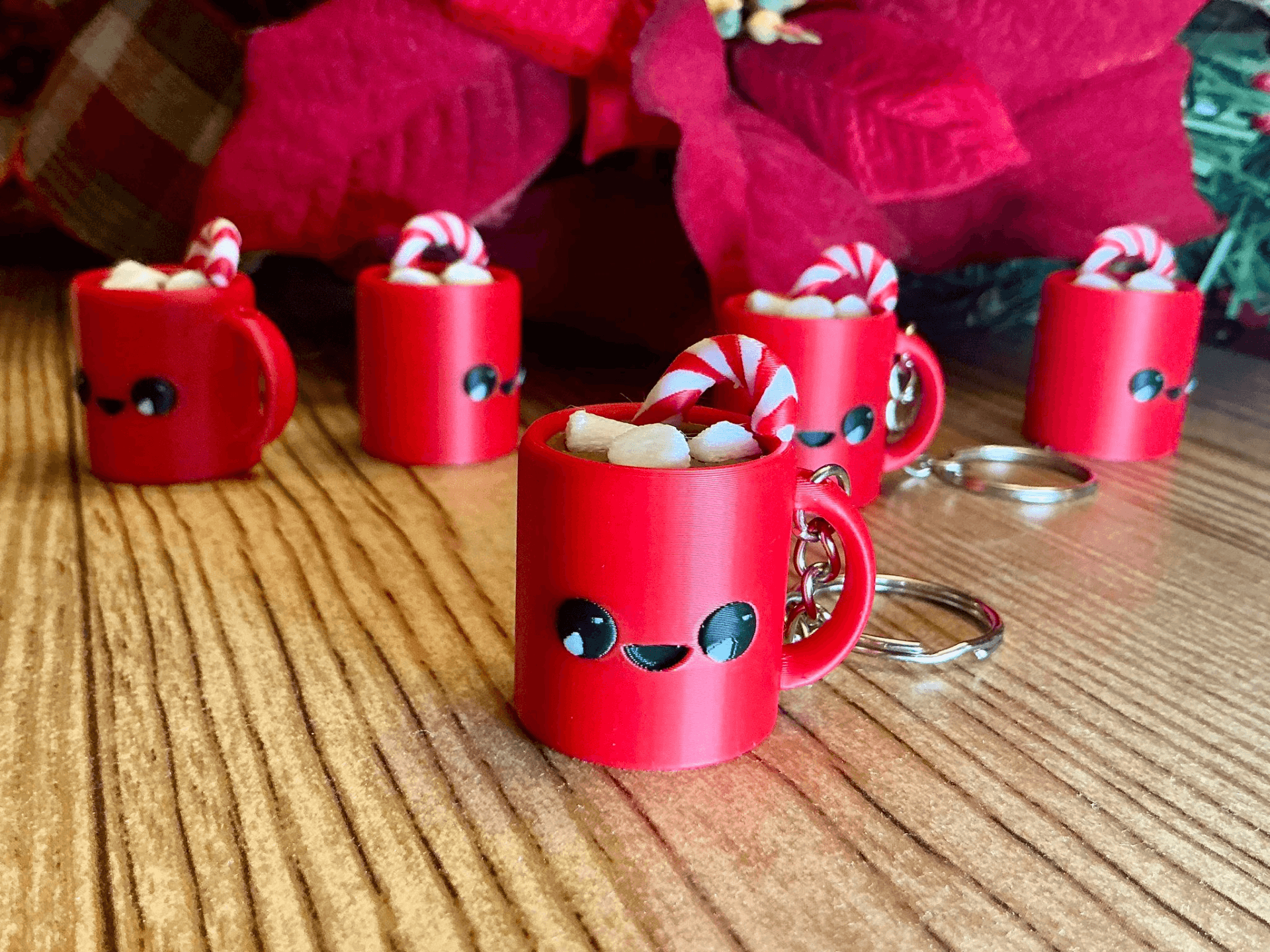Peppermint Hot Chocolate Keychains Minis - Image 3