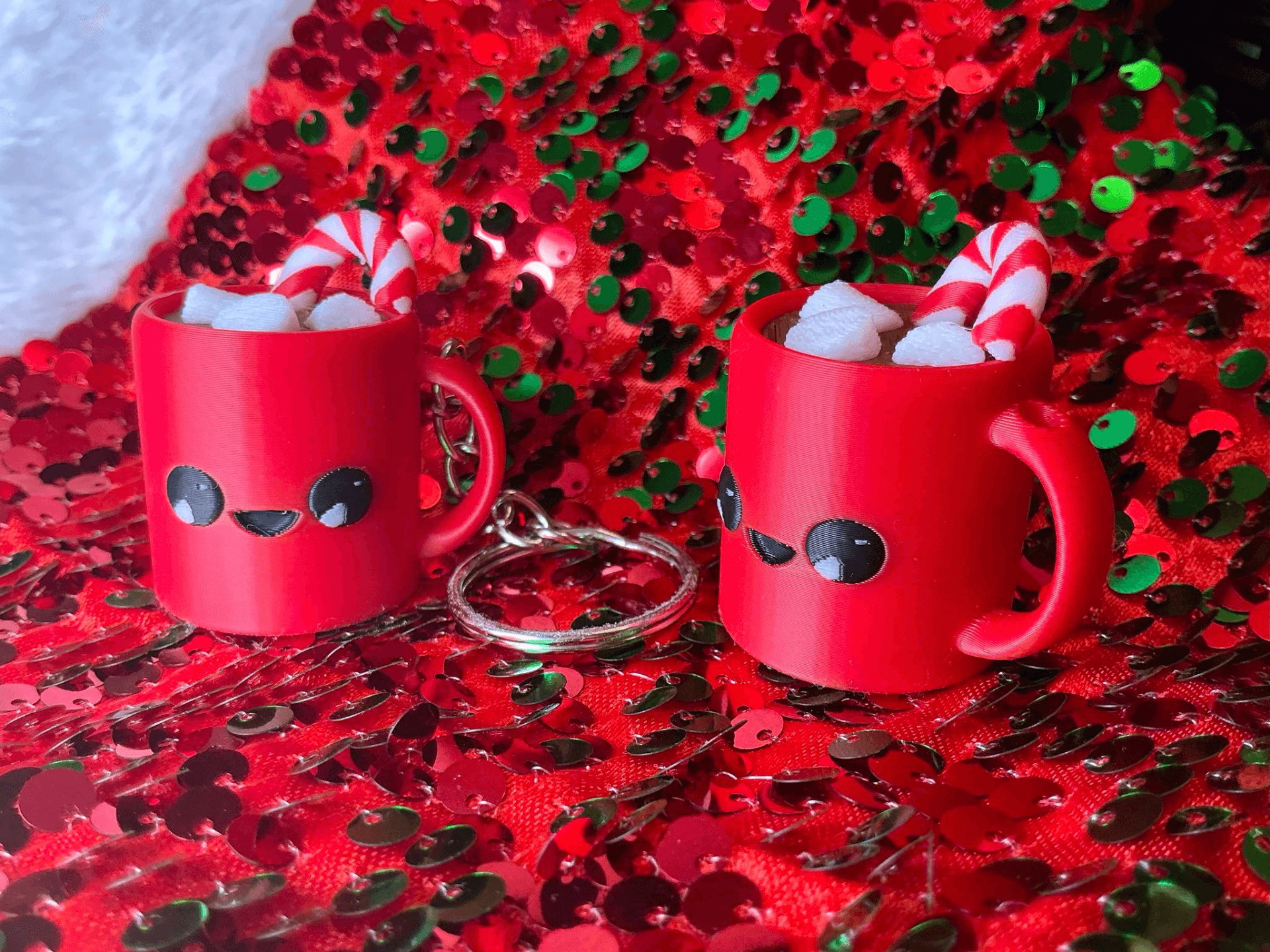 Peppermint Hot Chocolate Keychains Minis - Image 2