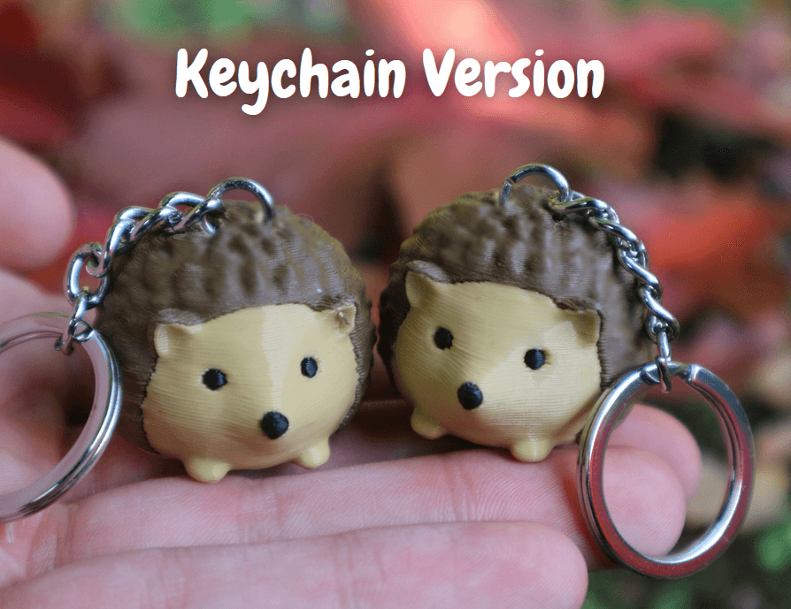 Mignon Tiny Hérisson Porte-clés Version - Image 3