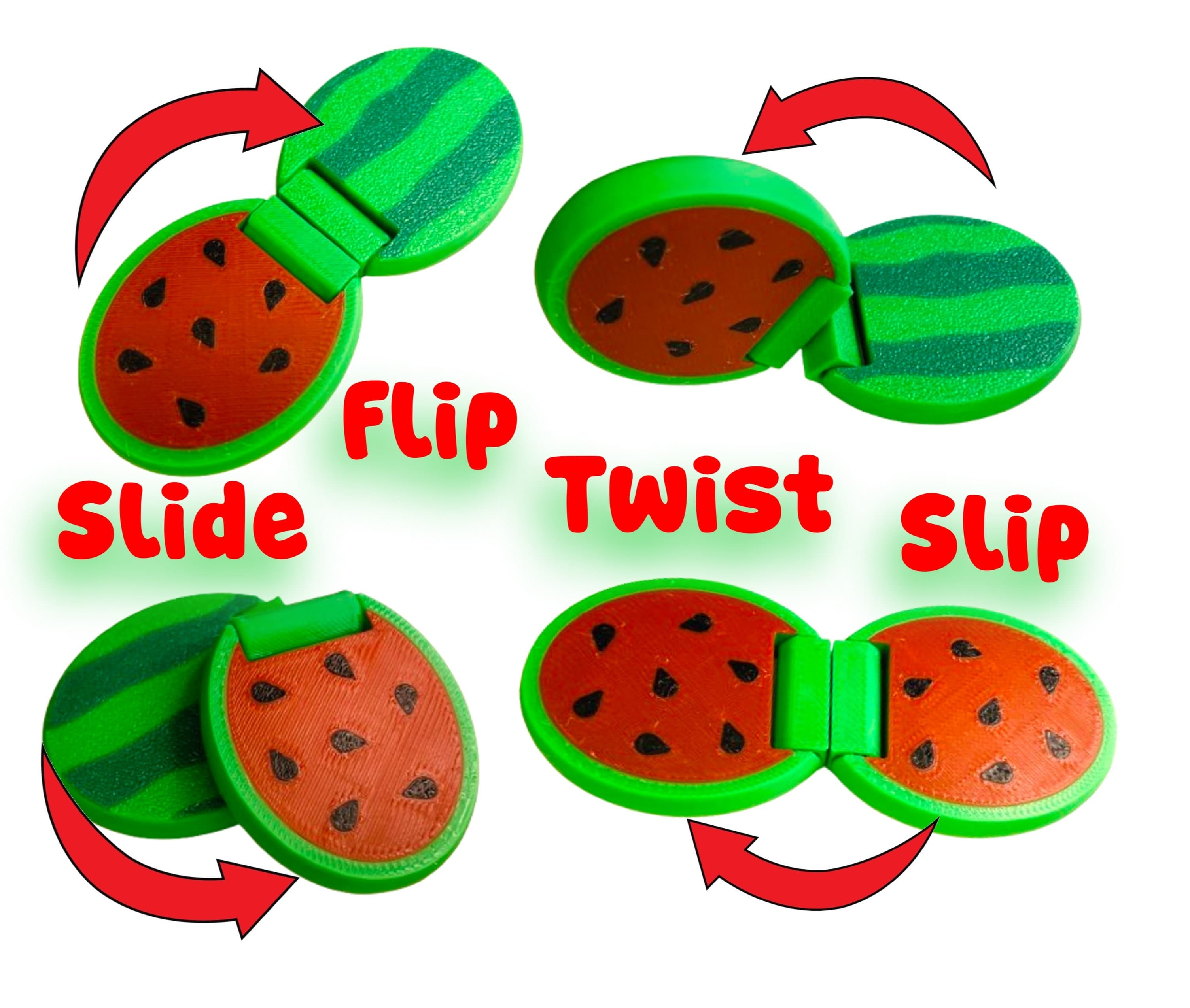 Fidget Pastèque Quartier - Image 3