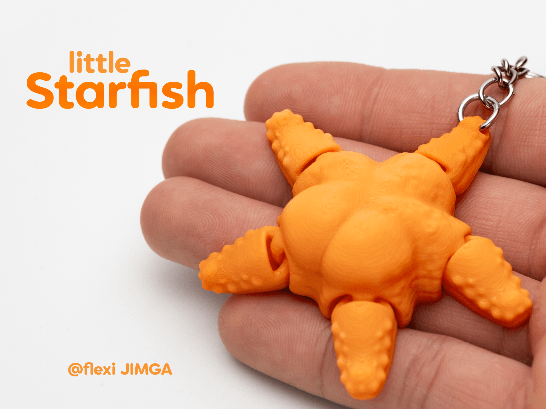 Porte-clés Étoile de Mer Articulée