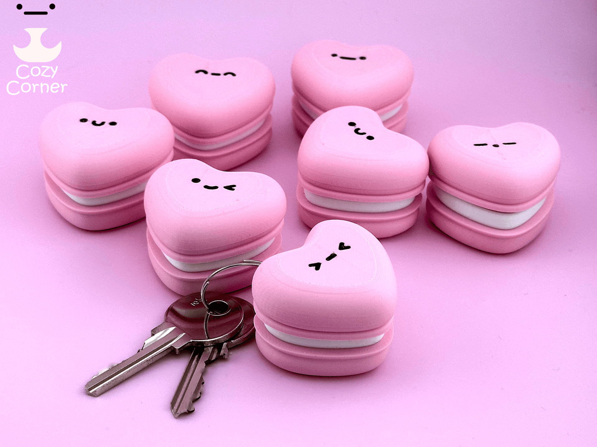 Clicky C Ur Macaron Porte-clés - Image 3