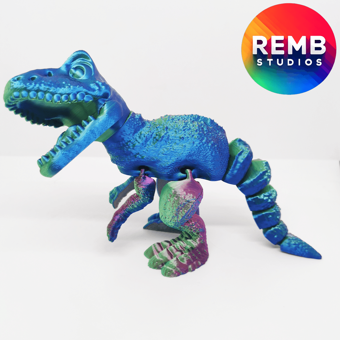 Flexible T-rex Dinosaure Articulé Trex - Image 5