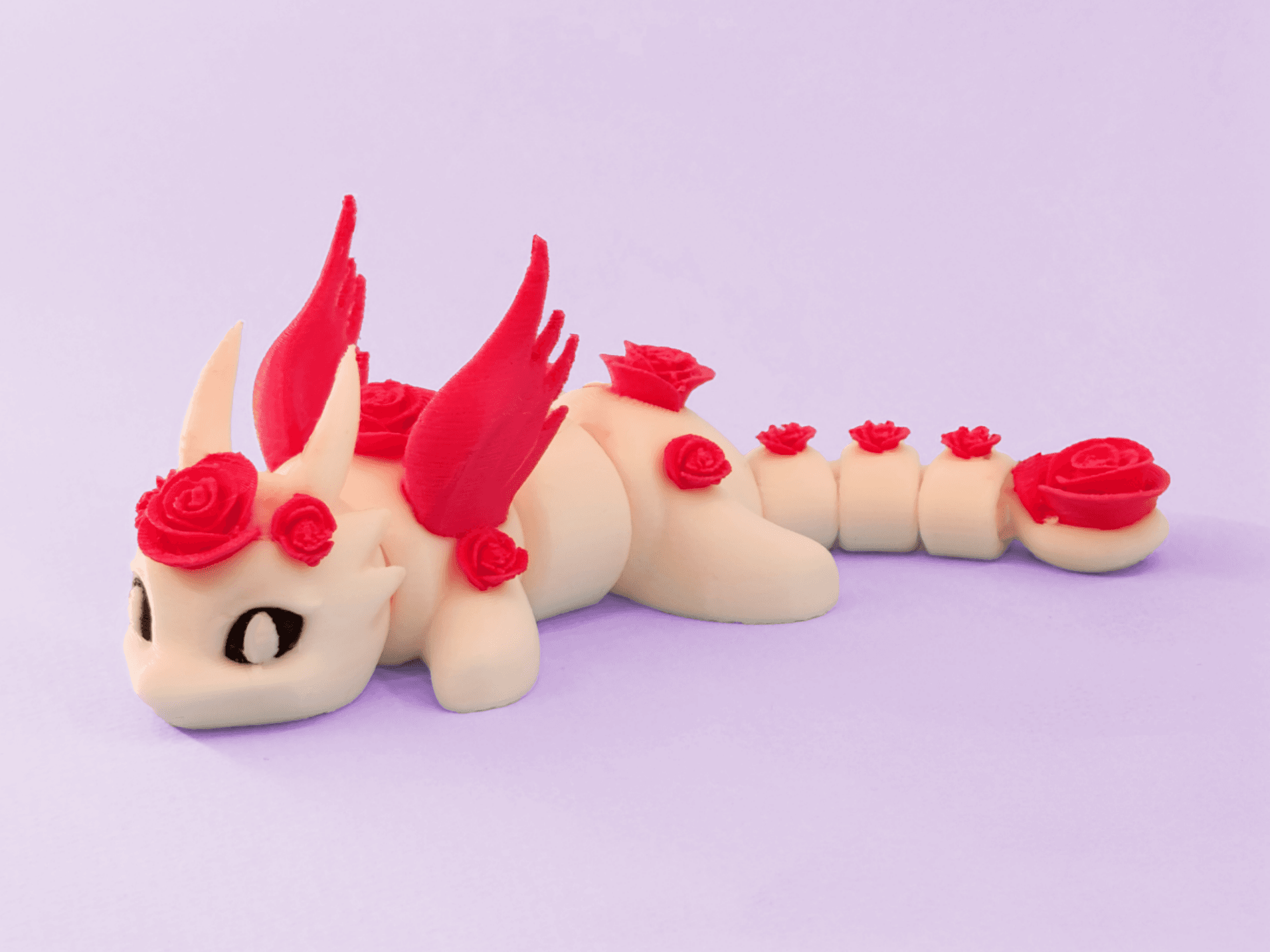 Dragon Rose Articulé