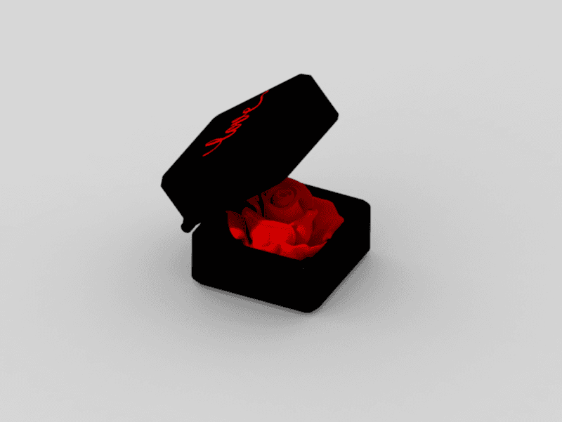 Boîte Rose Romantique - Image 3