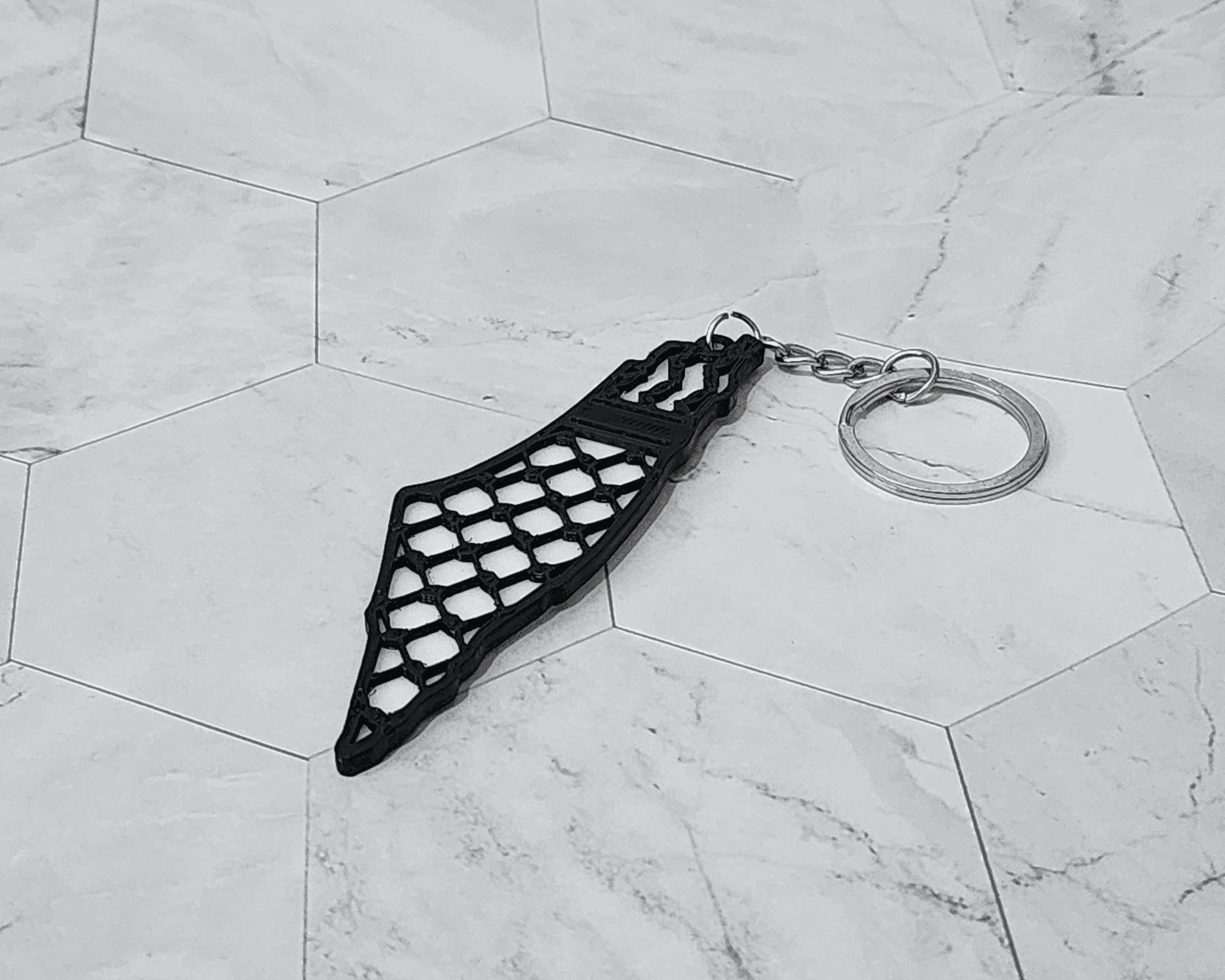 Palestine Carte Keffieh Porte-clés (Watani Series) - Image 2