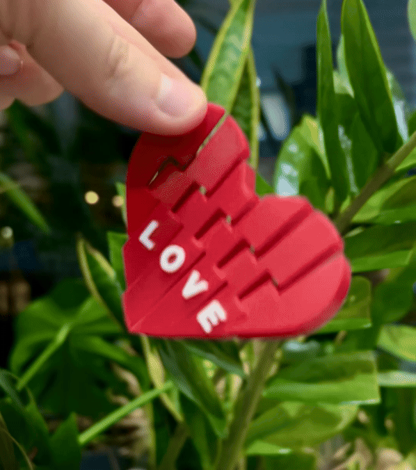 Cœur Articulé Porte-clés