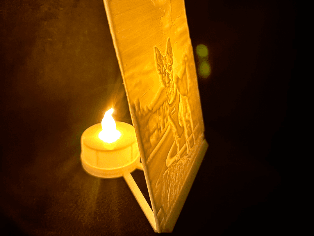 Tea Veilleuse Lithophane Support