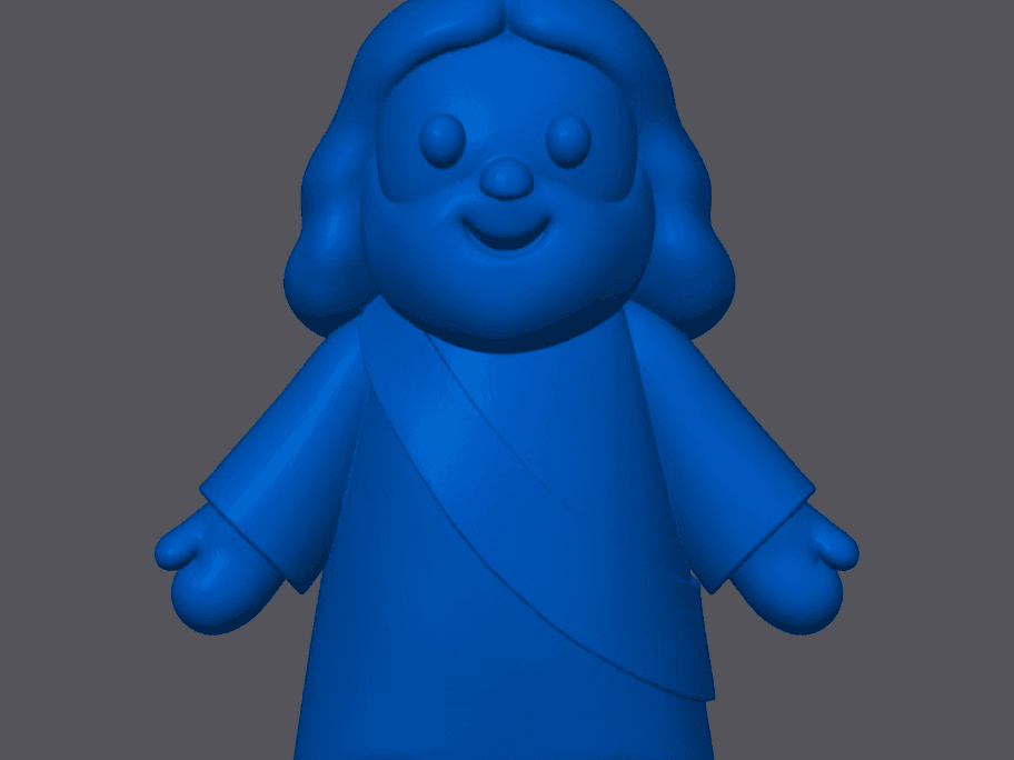 Mini Jesus Pocket Savior Figurine Approx Tall