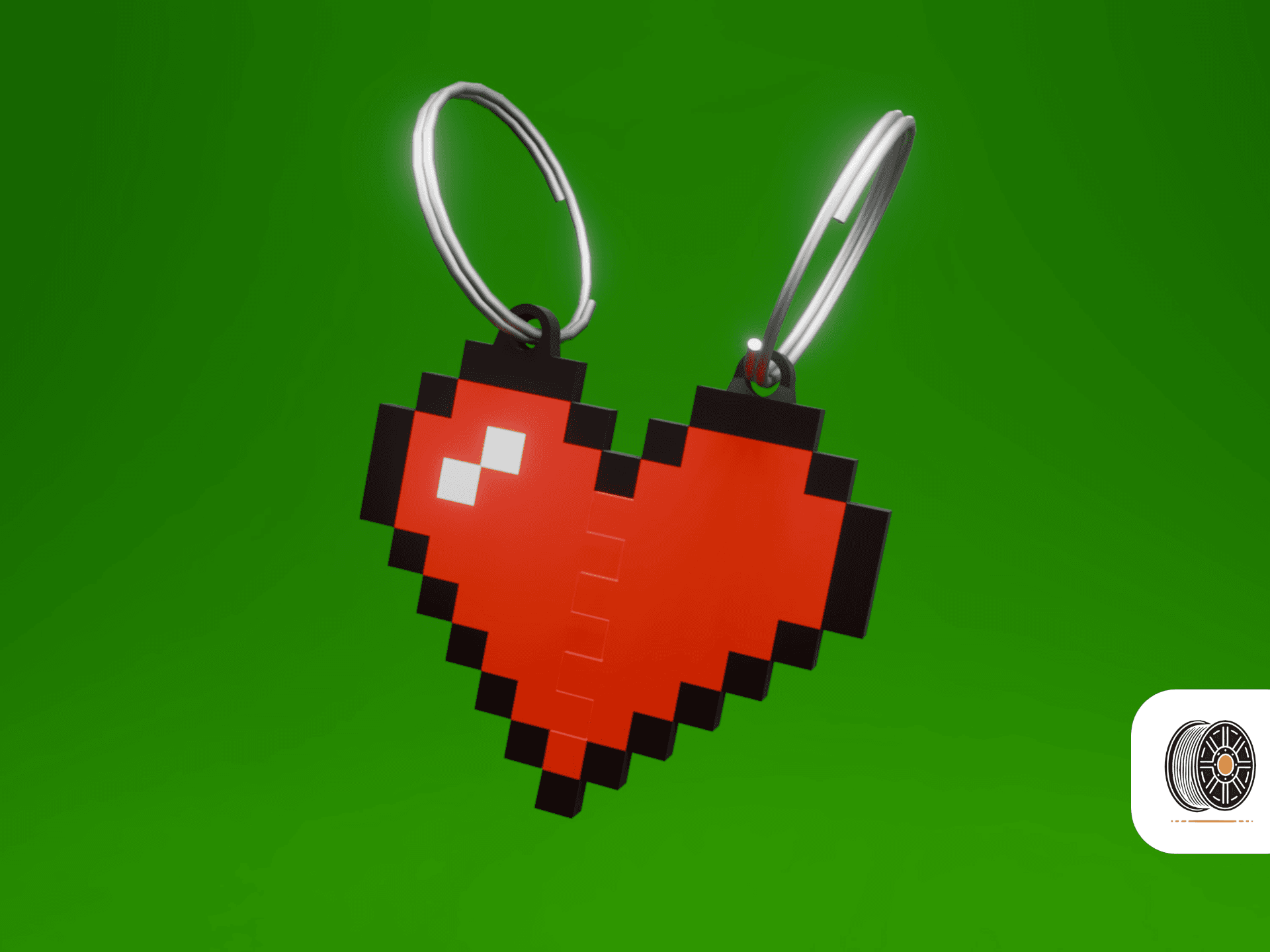 Cœur Minecraft Pixel - Image 3