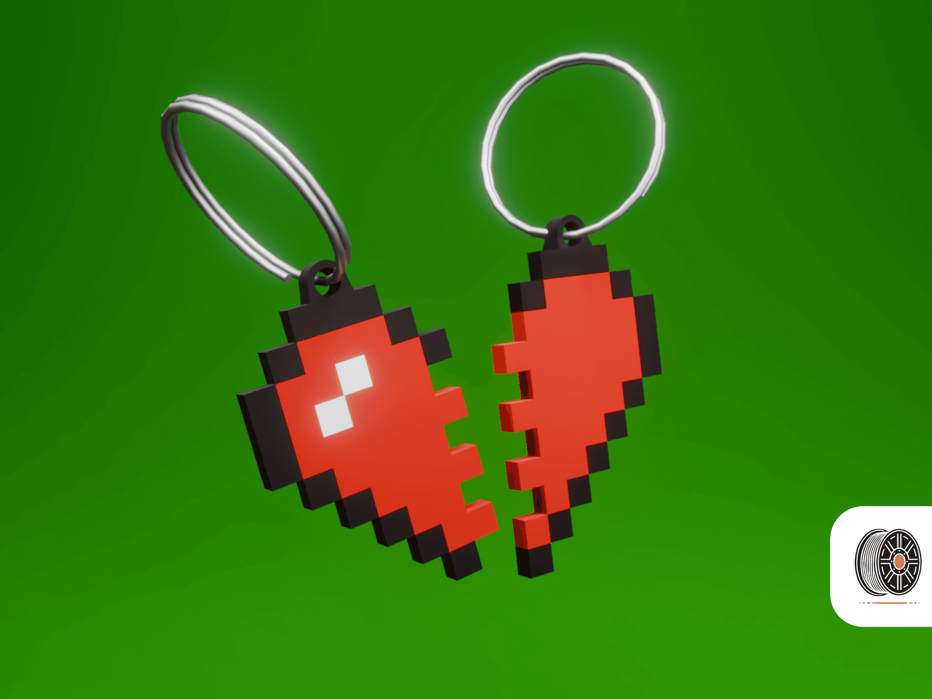 Cœur Minecraft Pixel - Image 2