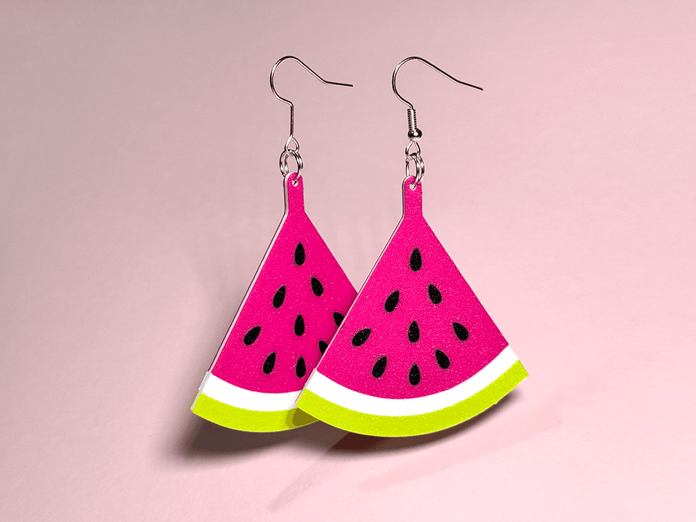 Boucles d'oreilles Pastèque - Image 2